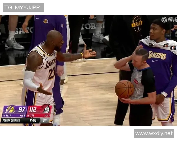 残阵湖人篮板输开拓者15个，罚球少13次，詹皇空砍20+9+8难救主